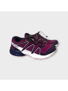 Salomon Speedcross Trail Sneaker Women 6 EUC Run Hike Gorpcore Blue Purple Pink